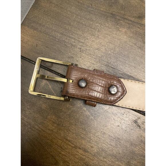 Chaucer Top Grain Cowhide Brown Leather Belt Size‎ 36 - Picture 7 of 7